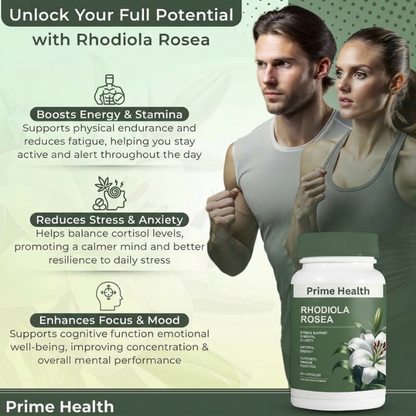 Prime Health Rhodiola Rosea Extract, 60 capsules (500mg)