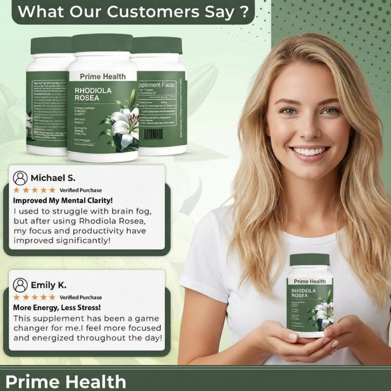 Prime Health Rhodiola Rosea Extract, 60 capsules (500mg)