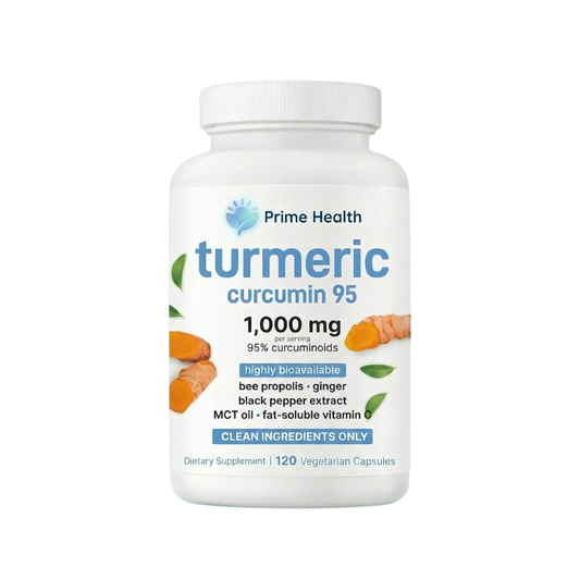 Prime Health Turmeric Curcumin 95, 120 capsules (1000mg each)