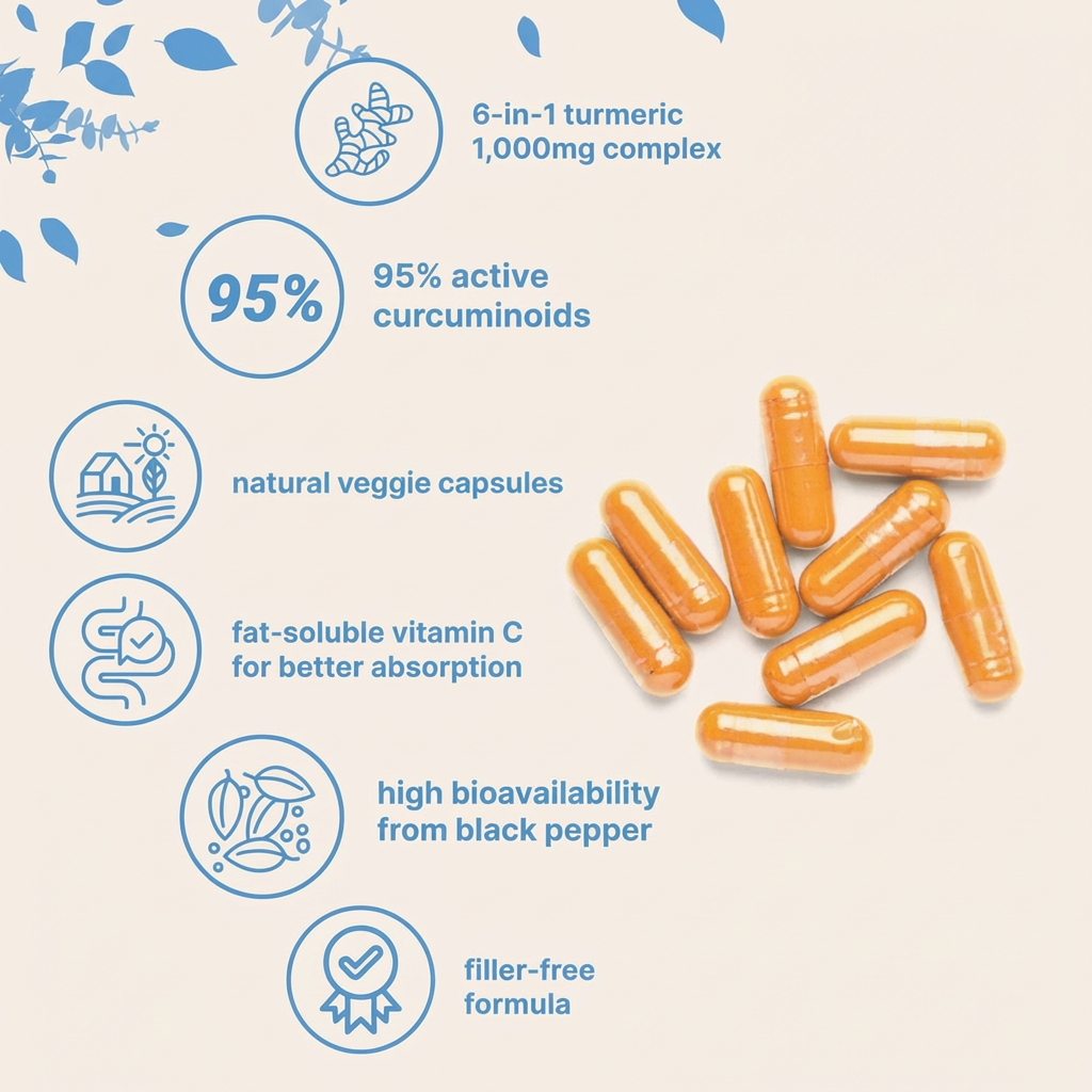Prime Health Turmeric Curcumin 95, 120 capsules (1000mg each)
